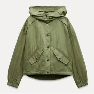 Zara Short Hooded Jacket